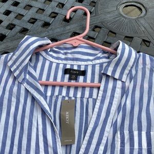 JCrew womens ex small long sleeve top:to wear with pants;shorts;capris;beach